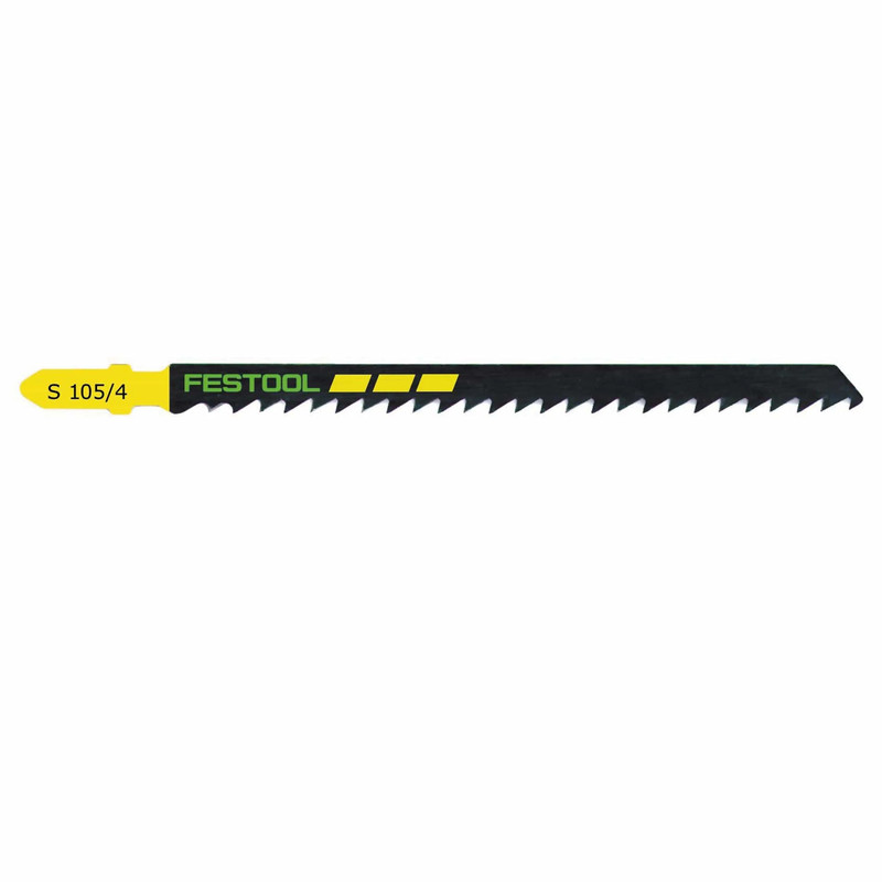 Basic Wood Jigsaw Blades - 105 mm L - 4 pitch - 5 pack
